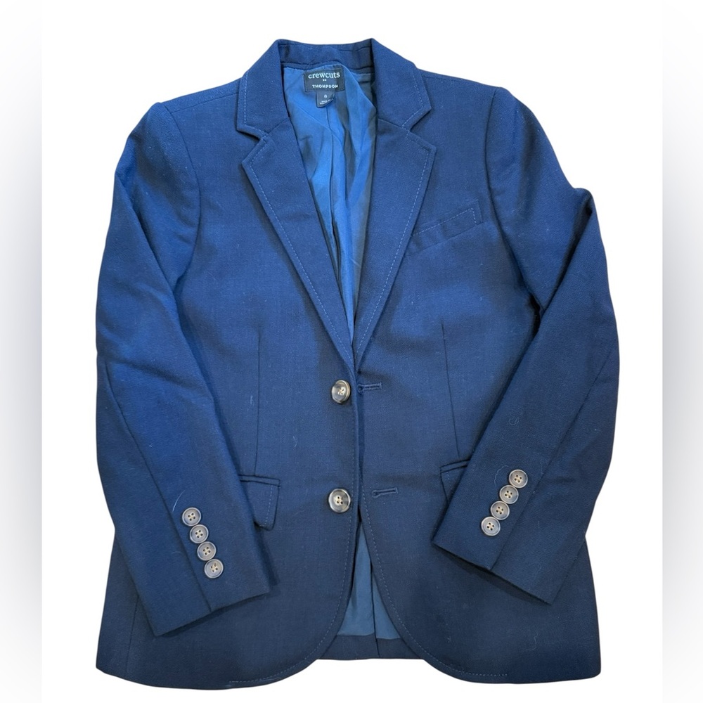 J Crew Crewcuts Navy Blazer Size 8 Thompson Style